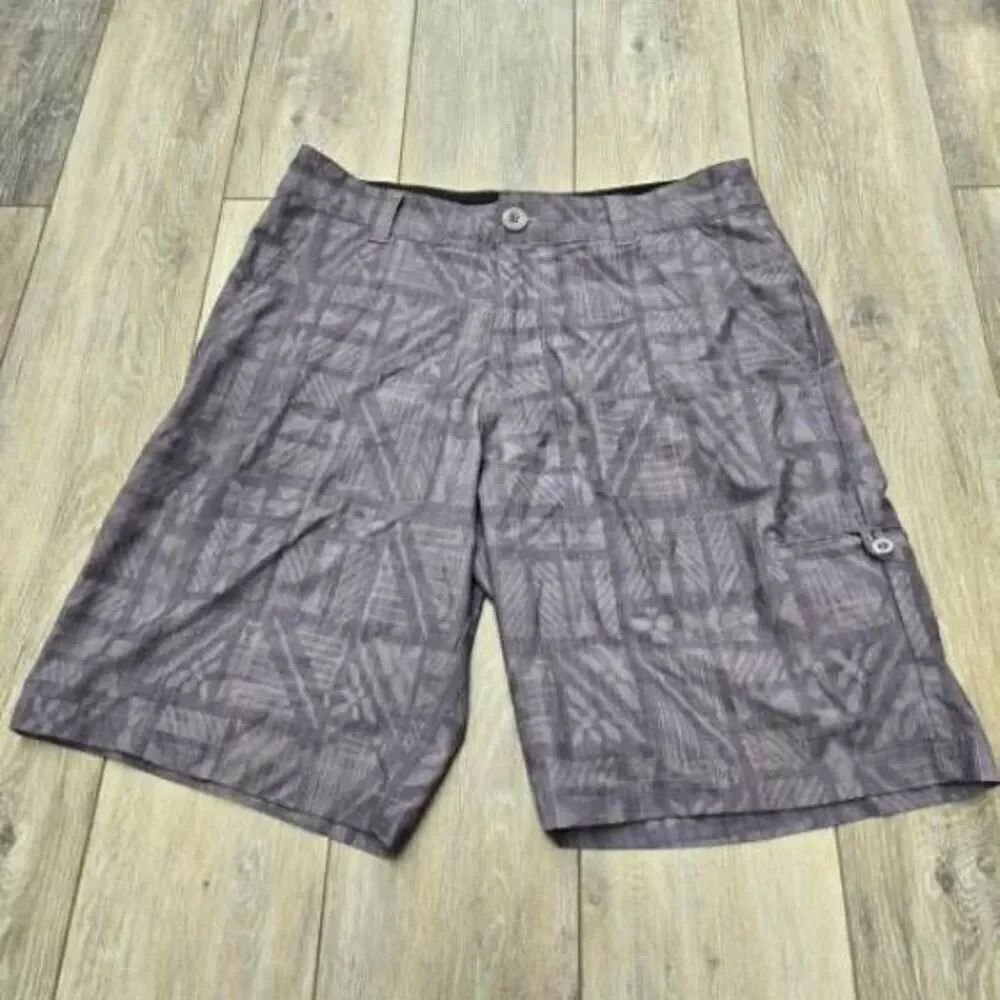 Crazy Shirts gray mens board surf shorts size 30 swim summer vacation versatile